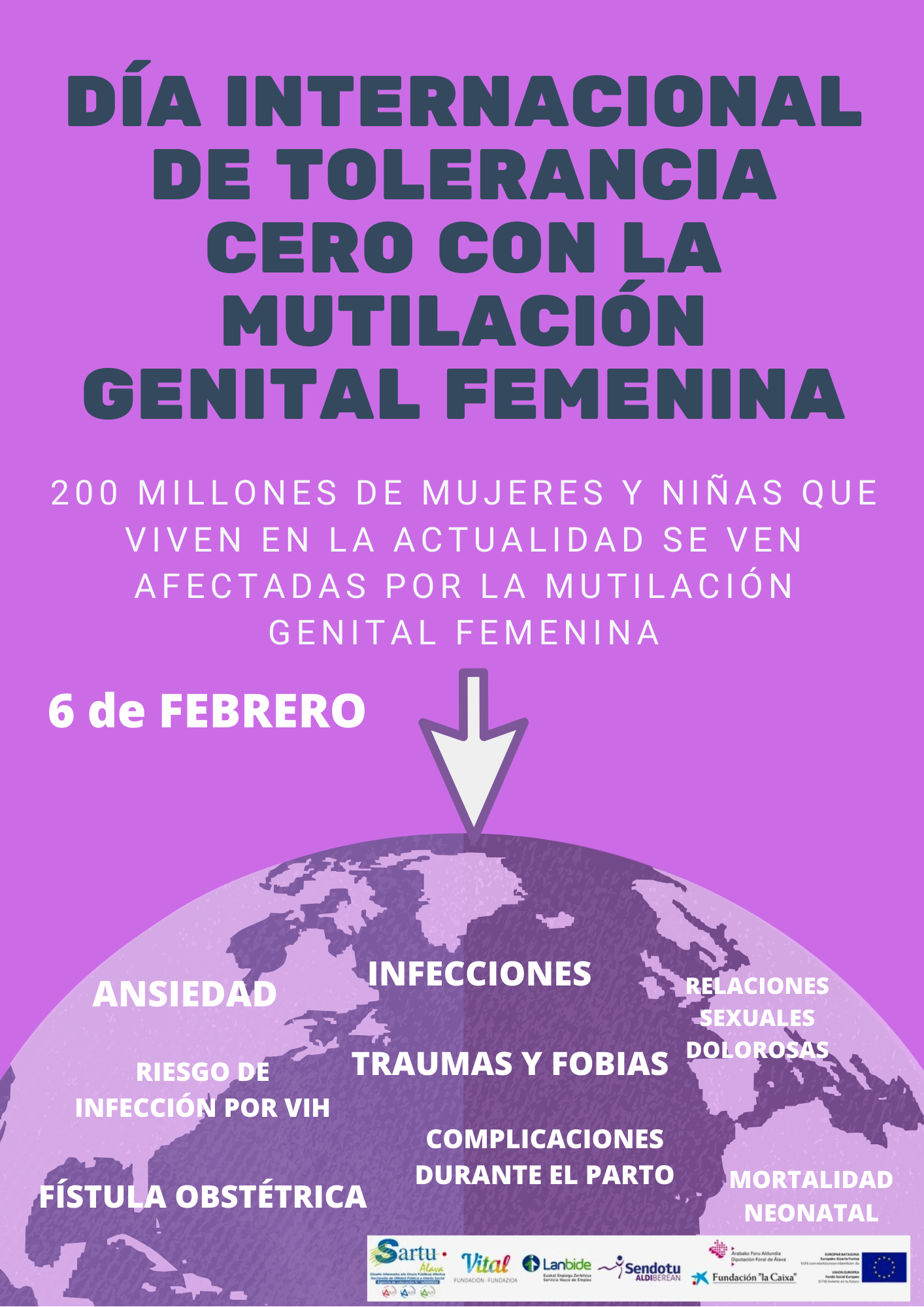 6f DÍa Internacional De Tolerancia Cero Con La MutilaciÓn Genital Femenina Sartu Álava 7458